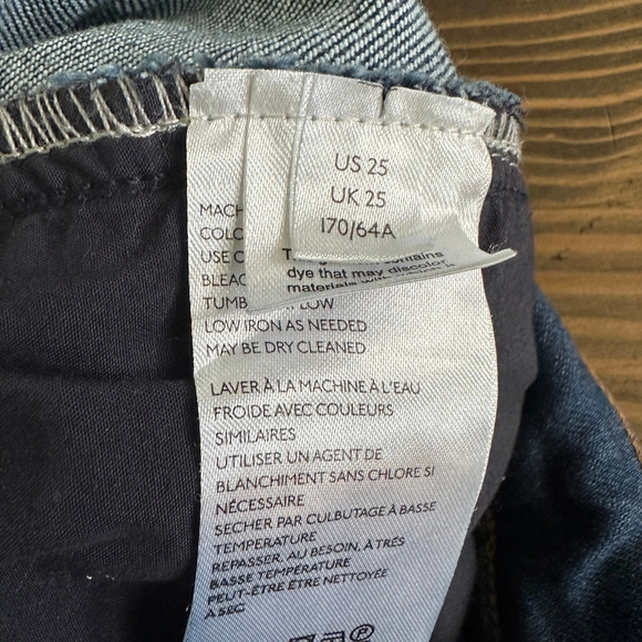 Pilcro and the Letterpress Womens Blue Jeans Size 25 Skinny Denim Pants Button - Picture 6 of 10